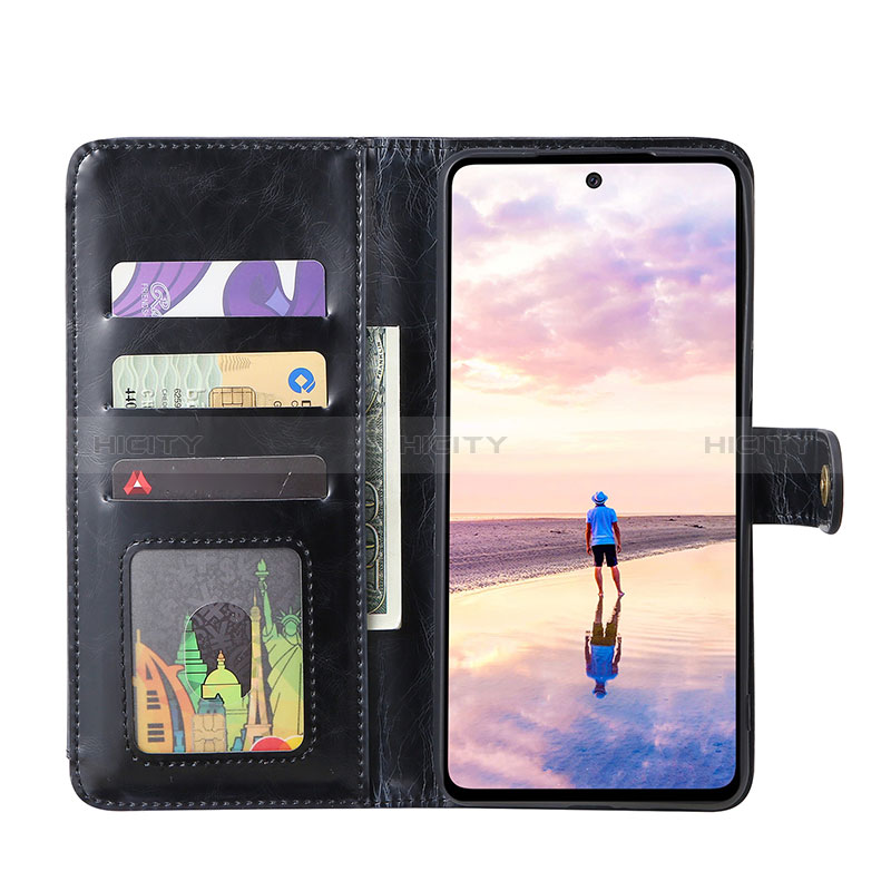 Handytasche Stand Schutzhülle Flip Leder Hülle JDK für Samsung Galaxy Quantum2 5G