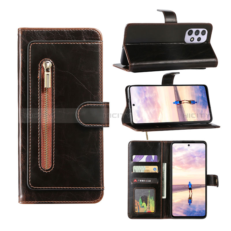 Handytasche Stand Schutzhülle Flip Leder Hülle JDK1 für Samsung Galaxy A52s 5G groß