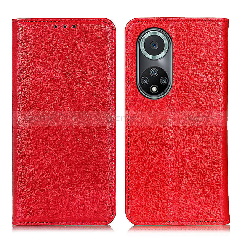 Handytasche Stand Schutzhülle Flip Leder Hülle K01Z für Huawei Nova 9 Pro Rot Plus