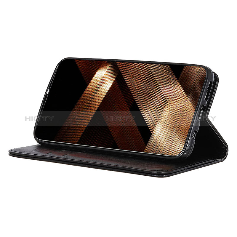 Handytasche Stand Schutzhülle Flip Leder Hülle K01Z für Motorola Moto E22