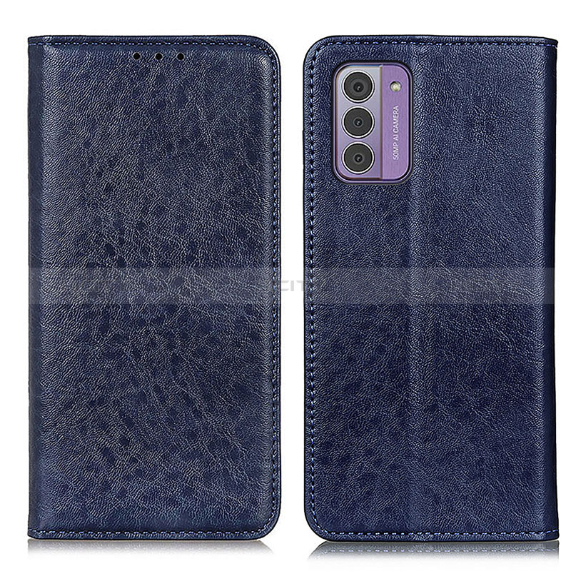 Handytasche Stand Schutzhülle Flip Leder Hülle K01Z für Nokia G42 5G Blau