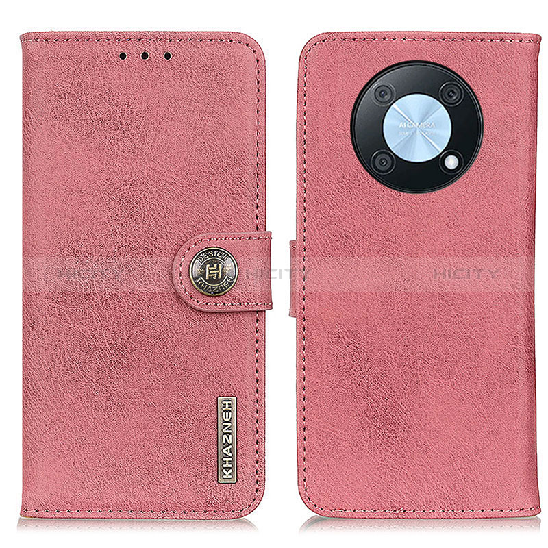 Handytasche Stand Schutzhülle Flip Leder Hülle K02Z für Huawei Enjoy 50 Pro Rosa