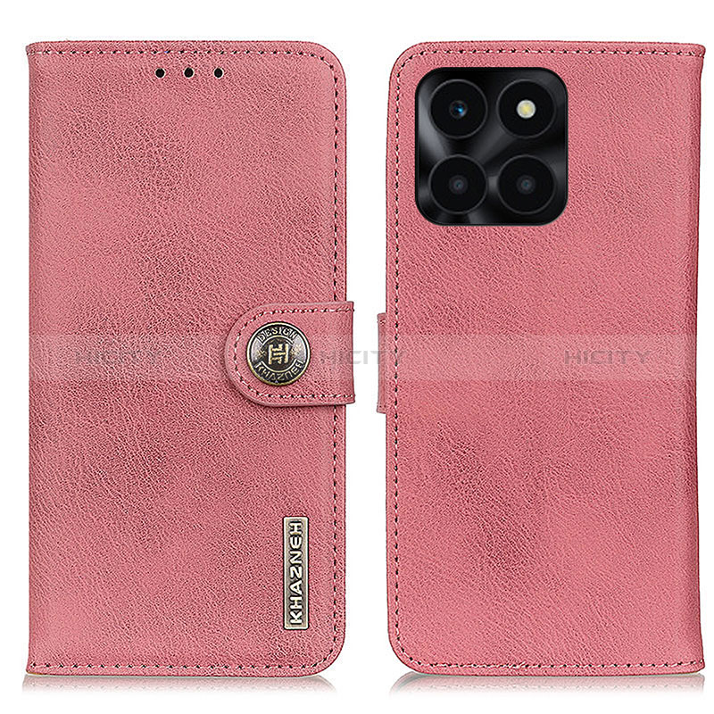 Handytasche Stand Schutzhülle Flip Leder Hülle K02Z für Huawei Honor X6a Rosa