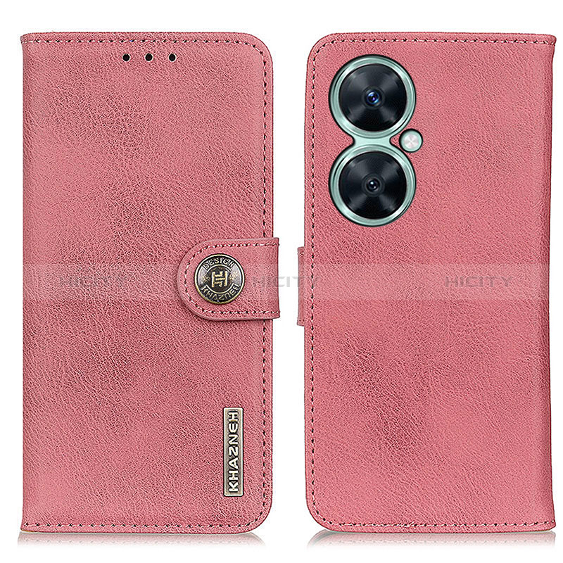 Handytasche Stand Schutzhülle Flip Leder Hülle K02Z für Huawei Nova 11i Rosa Plus