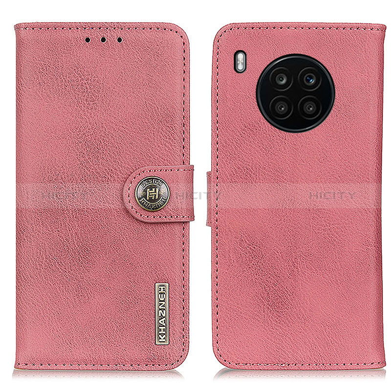 Handytasche Stand Schutzhülle Flip Leder Hülle K02Z für Huawei Nova 8i Rosa Plus