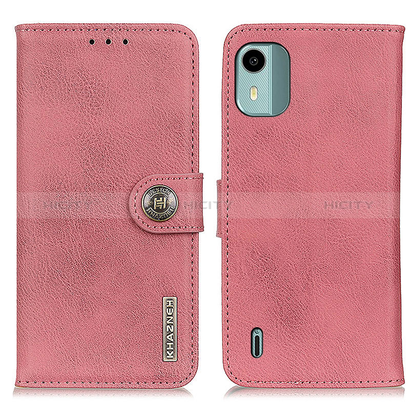 Handytasche Stand Schutzhülle Flip Leder Hülle K02Z für Nokia C12 Pro Rosa