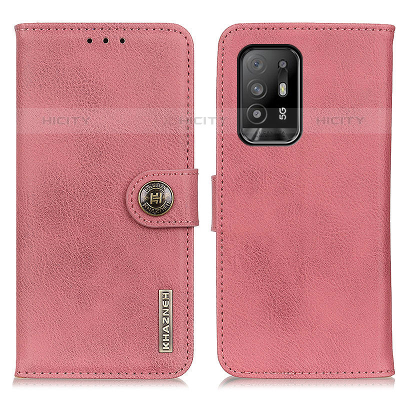 Handytasche Stand Schutzhülle Flip Leder Hülle K02Z für Oppo A95 5G Rosa