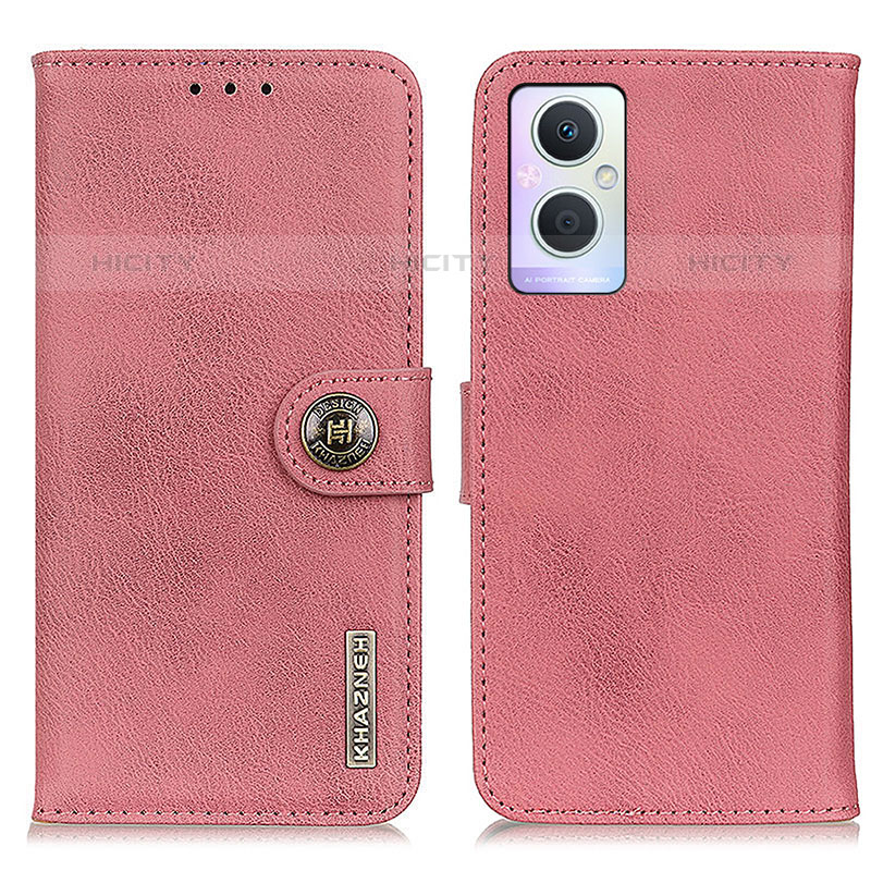 Handytasche Stand Schutzhülle Flip Leder Hülle K02Z für Oppo Reno7 Z 5G Rosa Plus