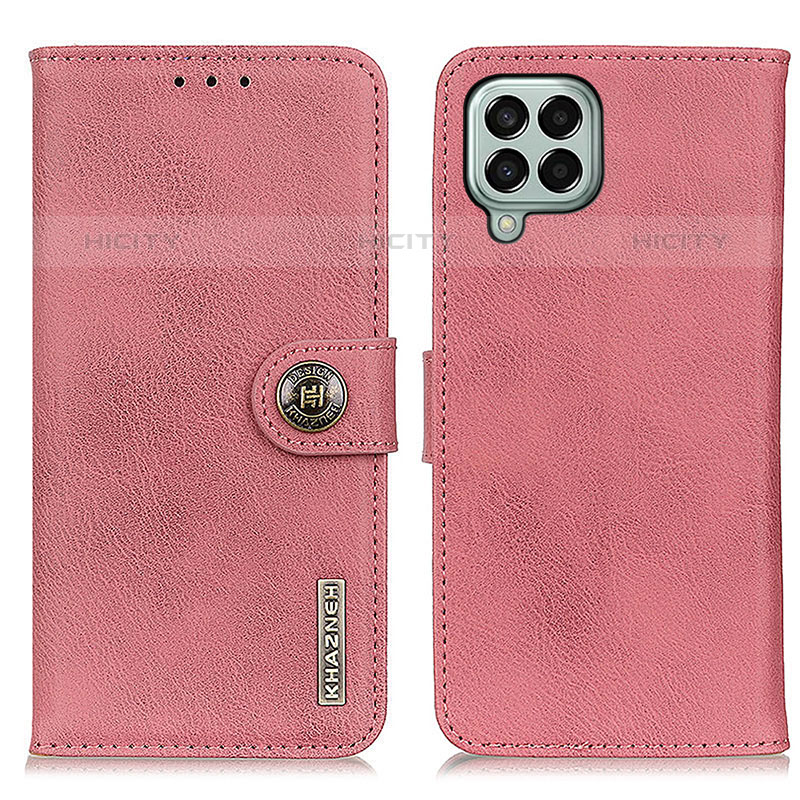 Handytasche Stand Schutzhülle Flip Leder Hülle K02Z für Samsung Galaxy M33 5G Rosa