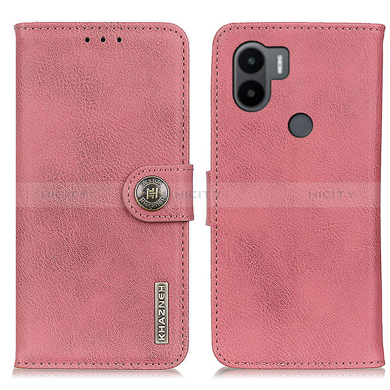 Handytasche Stand Schutzhülle Flip Leder Hülle K02Z für Xiaomi Redmi A1 Plus Rosa