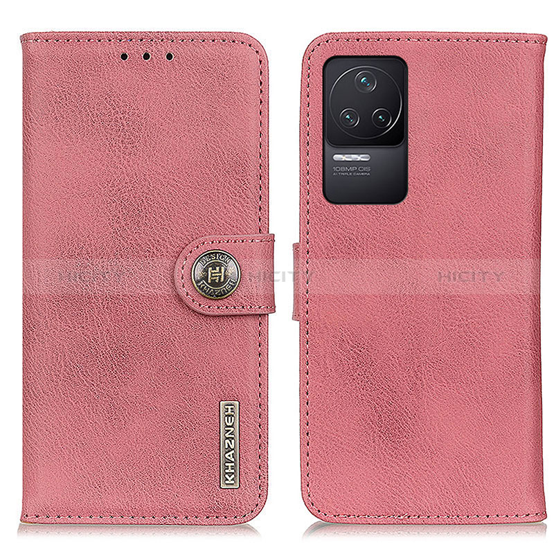 Handytasche Stand Schutzhülle Flip Leder Hülle K02Z für Xiaomi Redmi K50 5G Rosa Plus