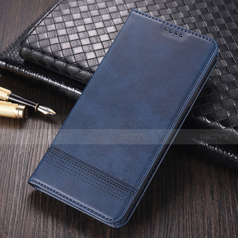 Handytasche Stand Schutzhülle Flip Leder Hülle K03 für Huawei Mate 40 Pro Blau