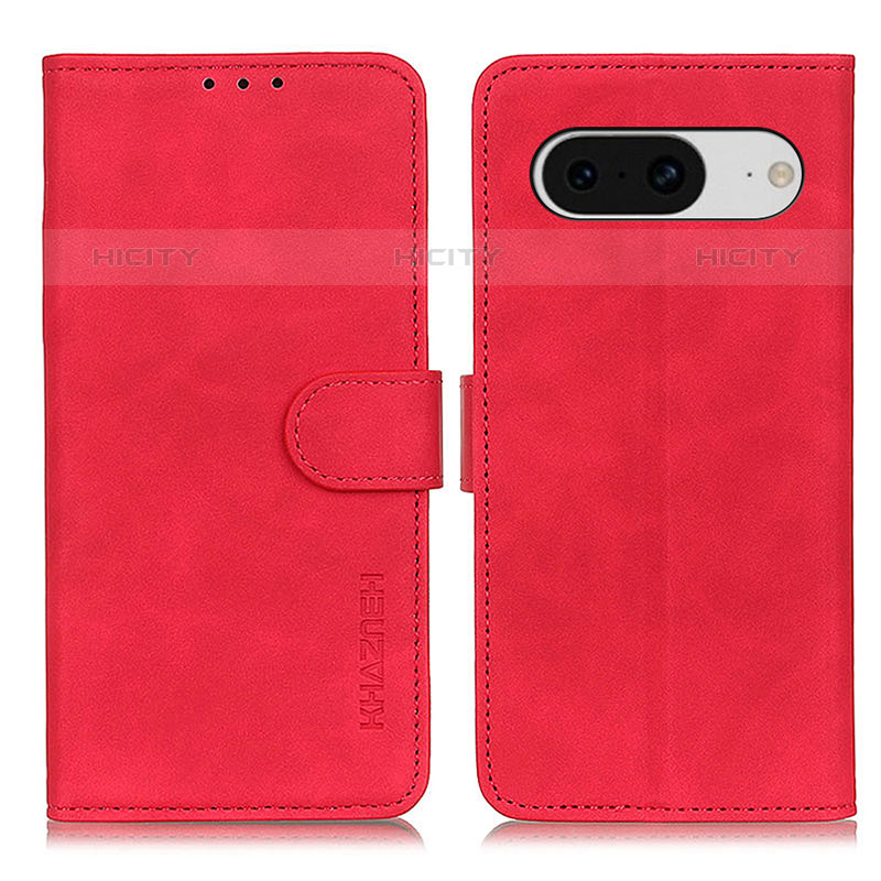 Handytasche Stand Schutzhülle Flip Leder Hülle K03Z für Google Pixel 8 5G Rot