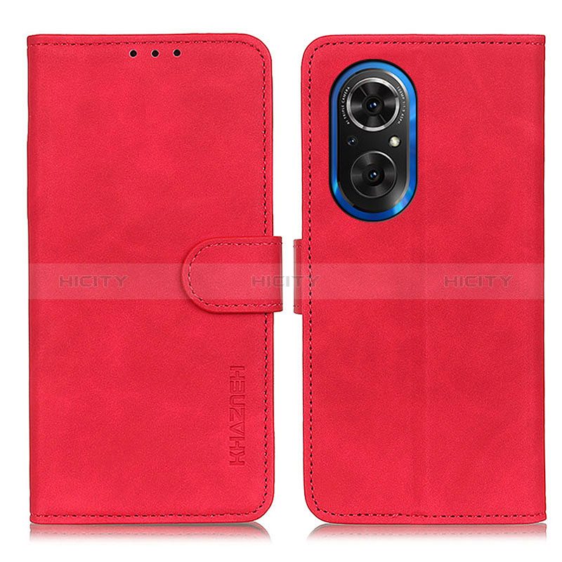 Handytasche Stand Schutzhülle Flip Leder Hülle K03Z für Huawei Honor 50 SE 5G Rot