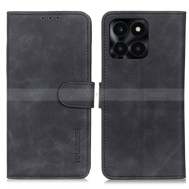 Handytasche Stand Schutzhülle Flip Leder Hülle K03Z für Huawei Honor X8b Schwarz Plus