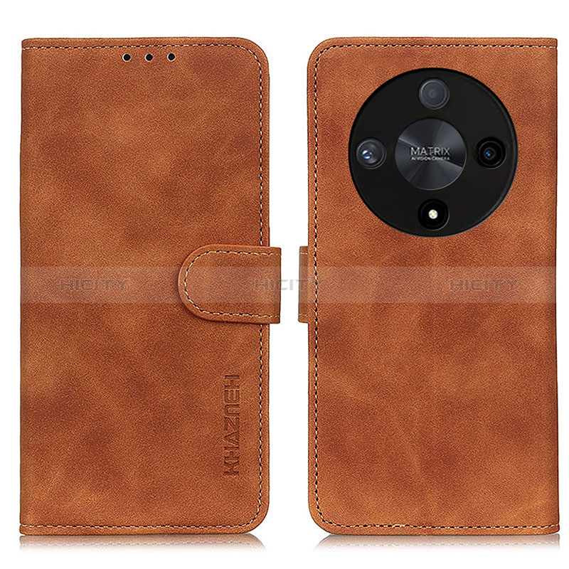 Handytasche Stand Schutzhülle Flip Leder Hülle K03Z für Huawei Honor X9b 5G Braun