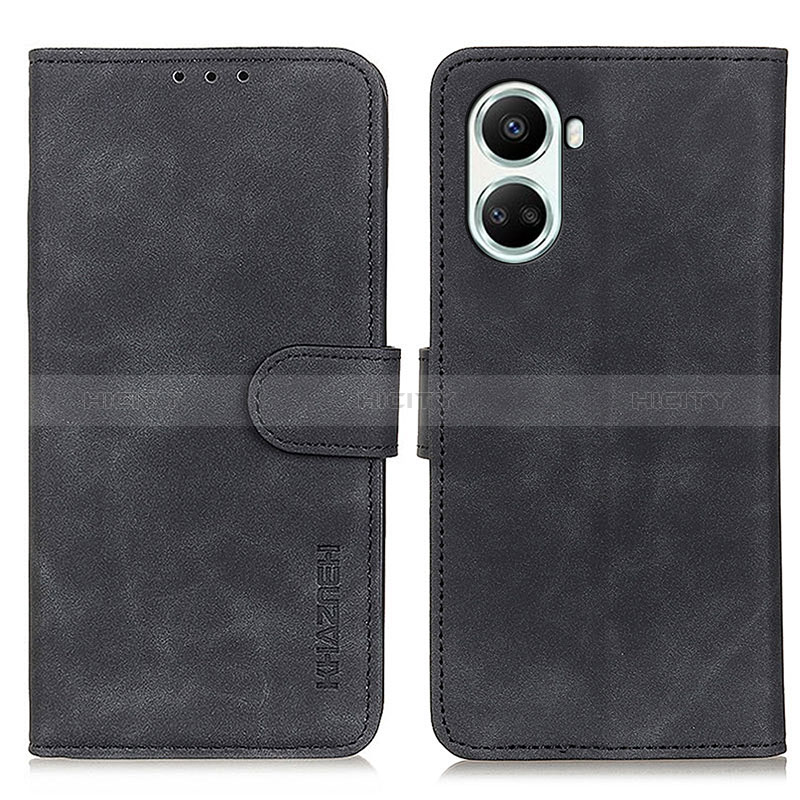 Handytasche Stand Schutzhülle Flip Leder Hülle K03Z für Huawei Nova 10 SE Schwarz