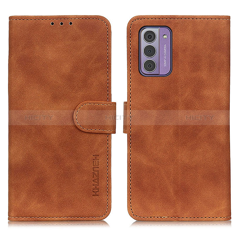 Handytasche Stand Schutzhülle Flip Leder Hülle K03Z für Nokia G310 5G Braun