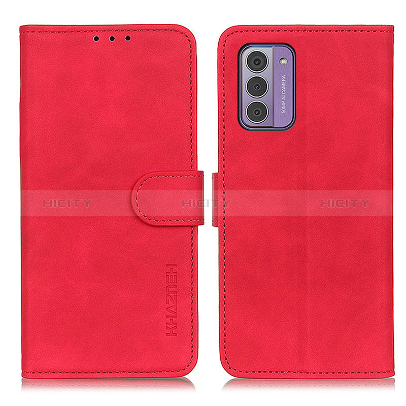 Handytasche Stand Schutzhülle Flip Leder Hülle K03Z für Nokia G310 5G Rot