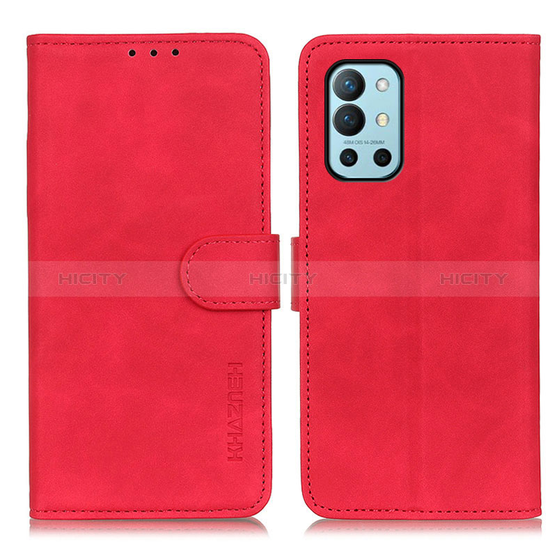 Handytasche Stand Schutzhülle Flip Leder Hülle K03Z für OnePlus 9R 5G Rot