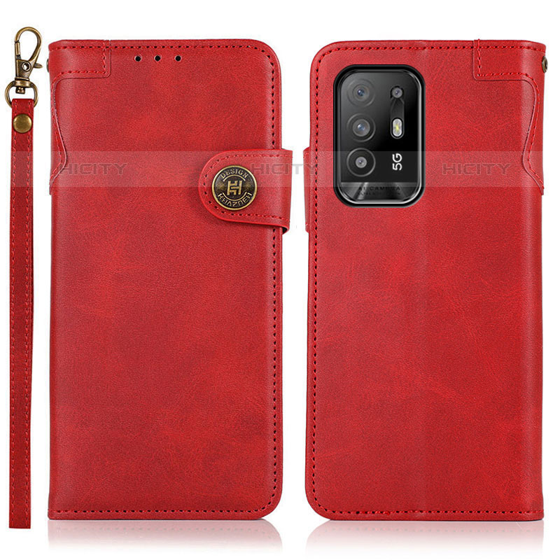 Handytasche Stand Schutzhülle Flip Leder Hülle K03Z für Oppo A95 5G Rot