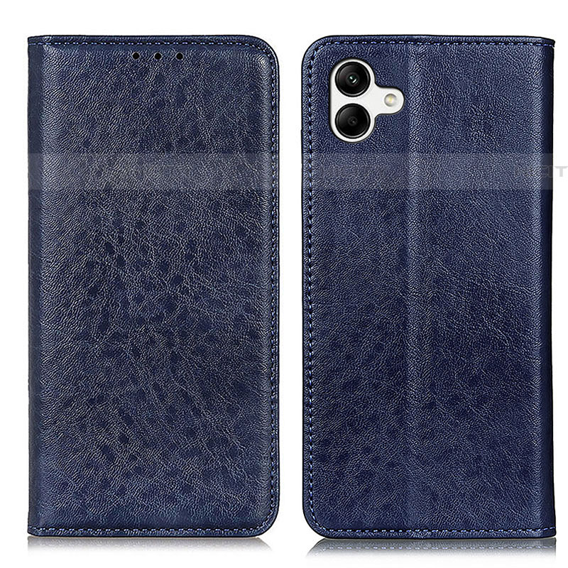 Handytasche Stand Schutzhülle Flip Leder Hülle K03Z für Samsung Galaxy A04E Blau