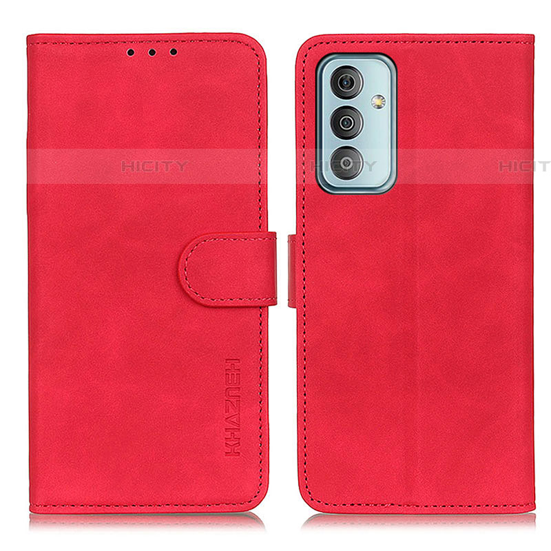 Handytasche Stand Schutzhülle Flip Leder Hülle K03Z für Samsung Galaxy F13 4G Rot