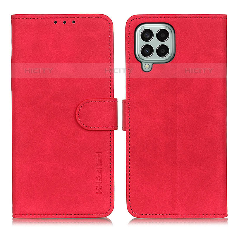 Handytasche Stand Schutzhülle Flip Leder Hülle K03Z für Samsung Galaxy M33 5G Rot