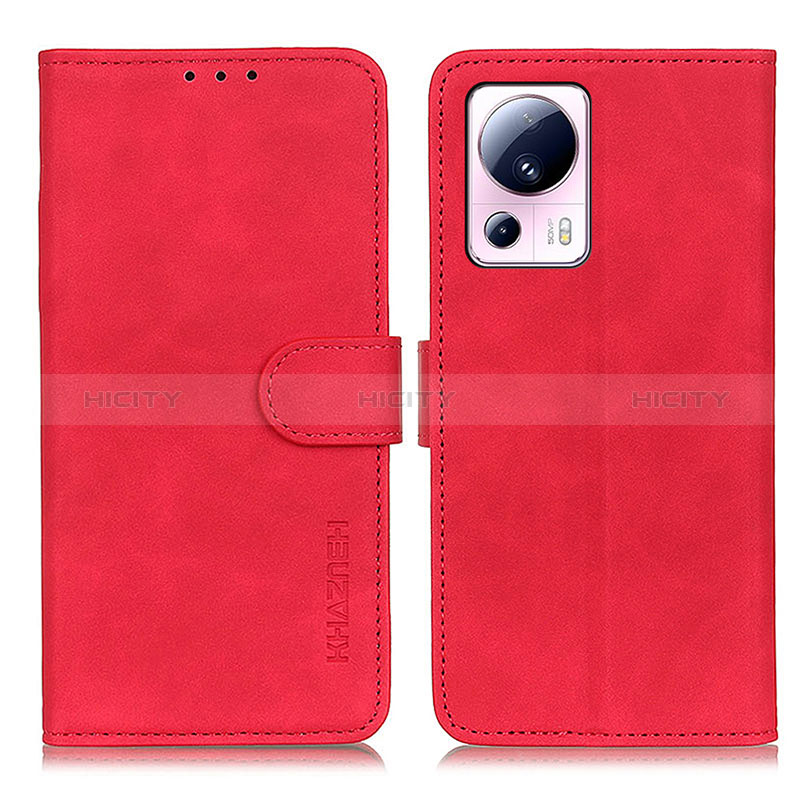 Handytasche Stand Schutzhülle Flip Leder Hülle K03Z für Xiaomi Civi 2 5G Rot Plus