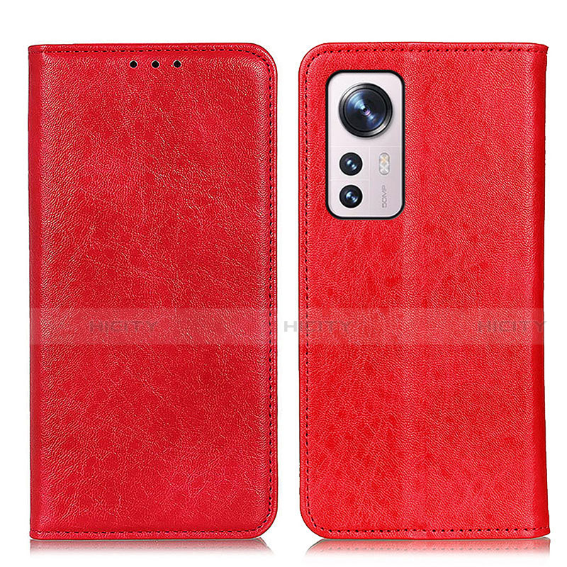 Handytasche Stand Schutzhülle Flip Leder Hülle K03Z für Xiaomi Mi 12 5G Rot Plus