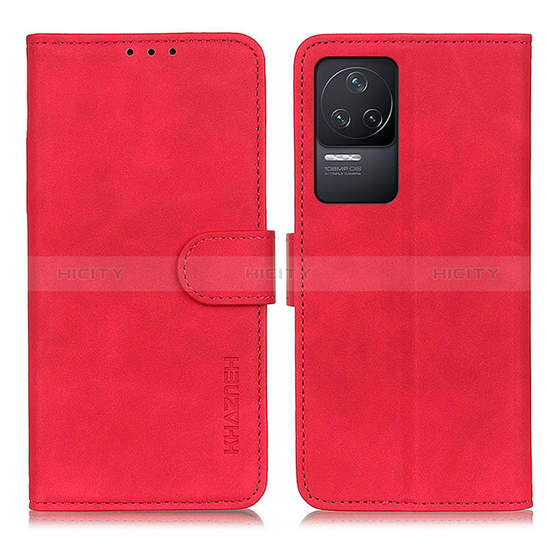 Handytasche Stand Schutzhülle Flip Leder Hülle K03Z für Xiaomi Redmi K50 5G Rot