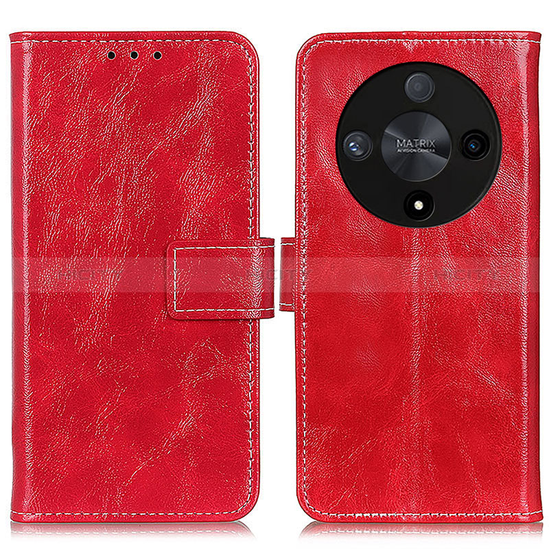 Handytasche Stand Schutzhülle Flip Leder Hülle K04Z für Huawei Honor Magic6 Lite 5G Rot