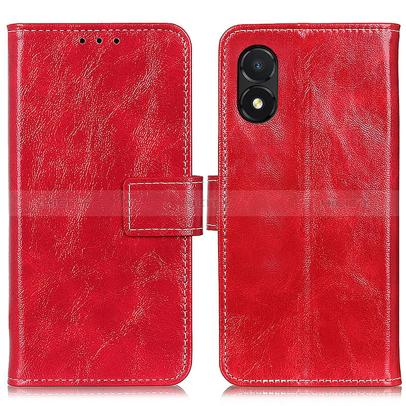 Handytasche Stand Schutzhülle Flip Leder Hülle K04Z für Huawei Honor X5 Rot