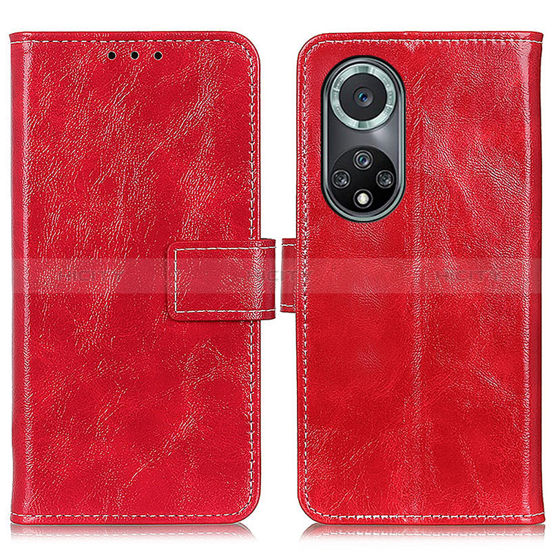 Handytasche Stand Schutzhülle Flip Leder Hülle K04Z für Huawei Nova 9 Pro Rot Plus