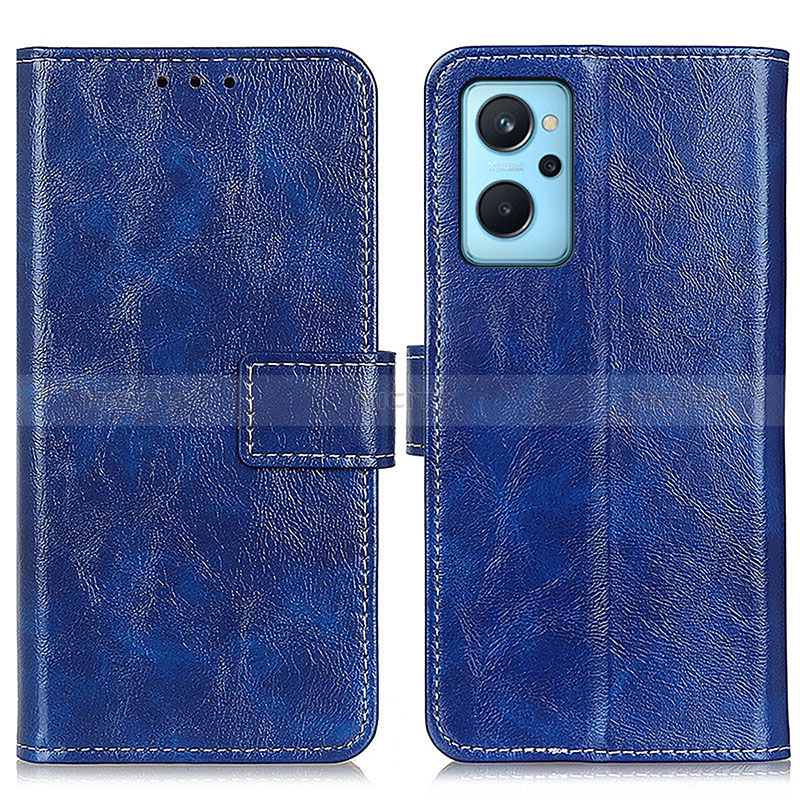 Handytasche Stand Schutzhülle Flip Leder Hülle K04Z für Oppo A96 4G Blau Plus