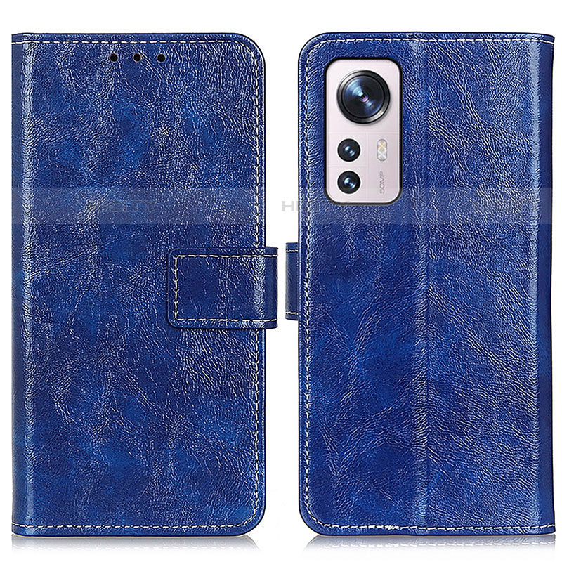 Handytasche Stand Schutzhülle Flip Leder Hülle K04Z für Xiaomi Mi 12 Pro 5G Blau