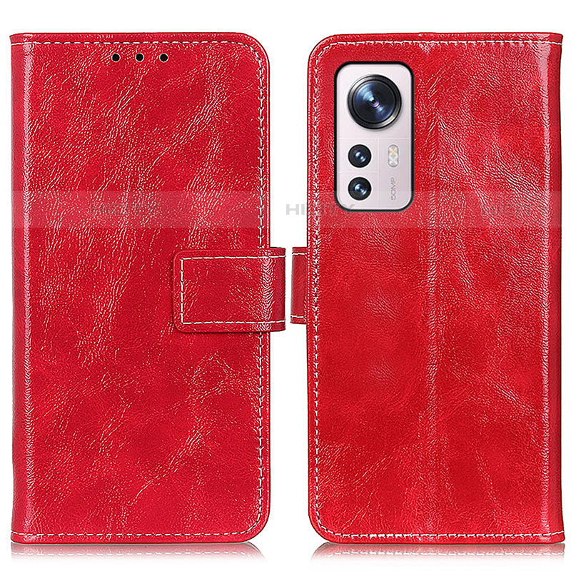 Handytasche Stand Schutzhülle Flip Leder Hülle K04Z für Xiaomi Mi 12 Pro 5G Rot