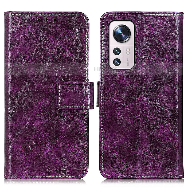 Handytasche Stand Schutzhülle Flip Leder Hülle K04Z für Xiaomi Mi 12 Pro 5G Violett