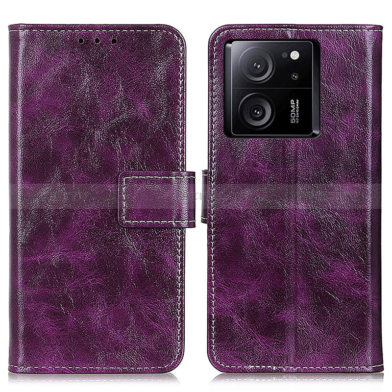 Handytasche Stand Schutzhülle Flip Leder Hülle K04Z für Xiaomi Mi 13T 5G Violett