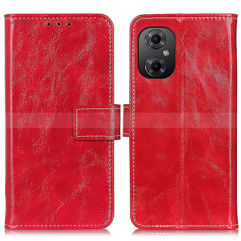 Handytasche Stand Schutzhülle Flip Leder Hülle K04Z für Xiaomi Poco M4 5G Rot Plus