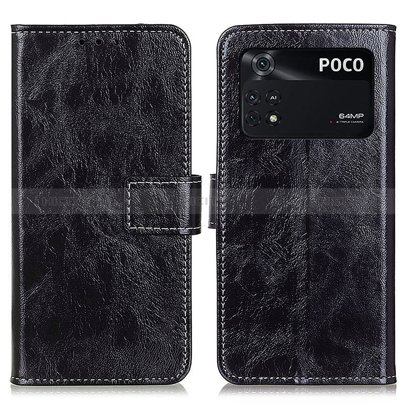 Handytasche Stand Schutzhülle Flip Leder Hülle K04Z für Xiaomi Poco M4 Pro 4G