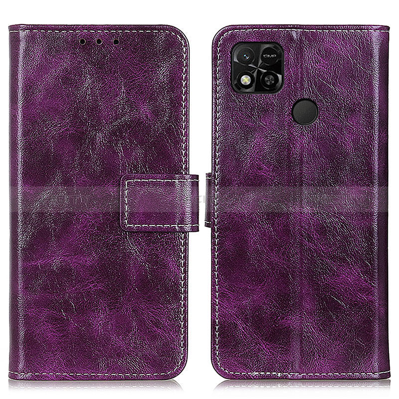 Handytasche Stand Schutzhülle Flip Leder Hülle K04Z für Xiaomi Redmi 10A 4G Violett