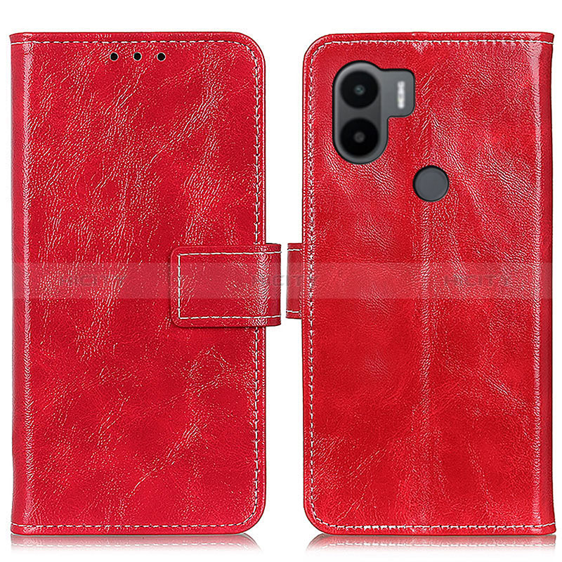 Handytasche Stand Schutzhülle Flip Leder Hülle K04Z für Xiaomi Redmi A1 Plus Rot