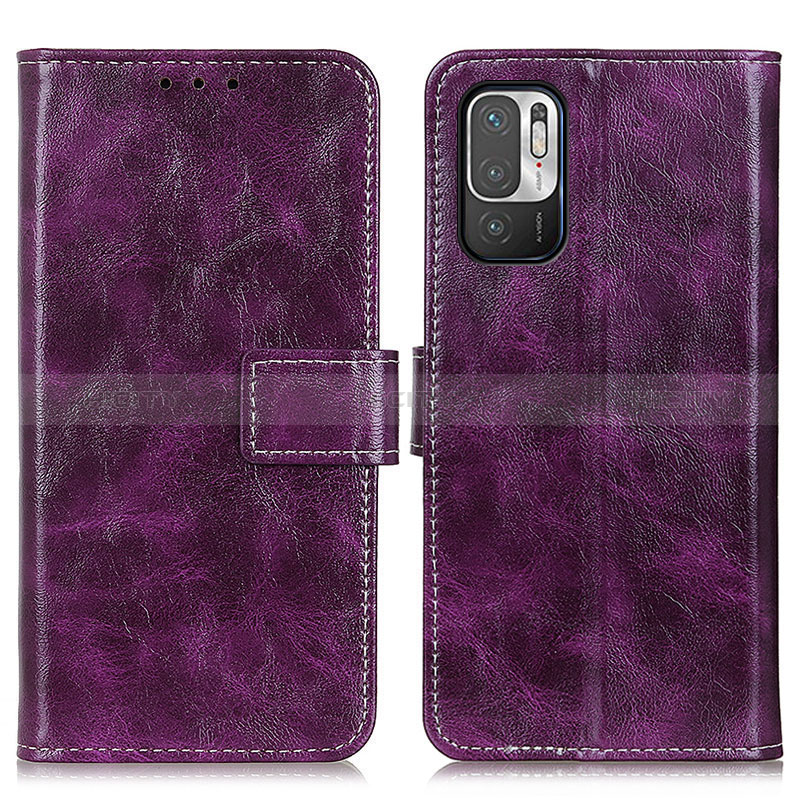 Handytasche Stand Schutzhülle Flip Leder Hülle K04Z für Xiaomi Redmi Note 10T 5G Violett