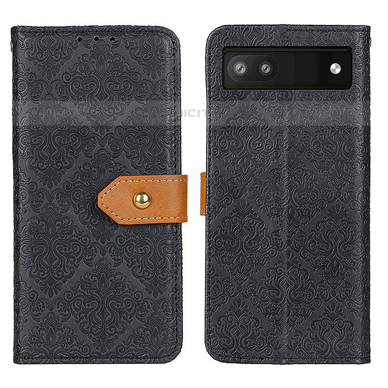 Handytasche Stand Schutzhülle Flip Leder Hülle K05Z für Google Pixel 6a 5G groß