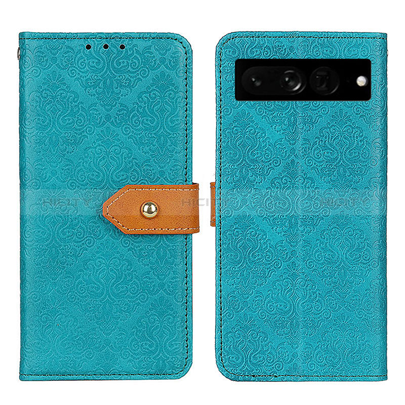 Handytasche Stand Schutzhülle Flip Leder Hülle K05Z für Google Pixel 7 Pro 5G groß