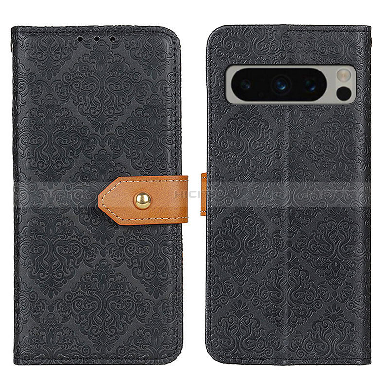 Handytasche Stand Schutzhülle Flip Leder Hülle K05Z für Google Pixel 8 Pro 5G groß