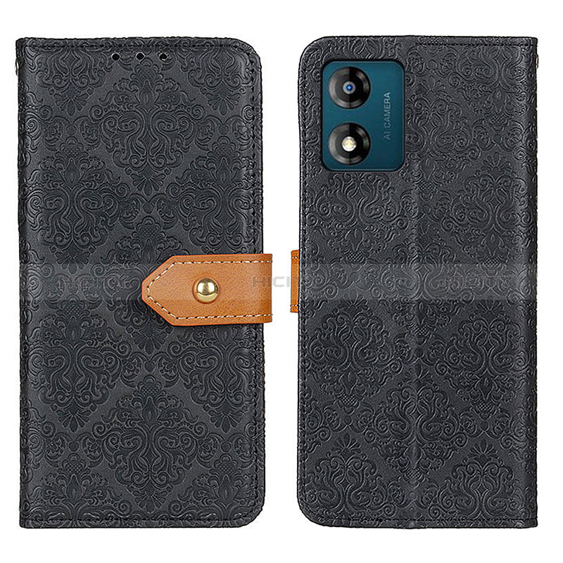 Handytasche Stand Schutzhülle Flip Leder Hülle K05Z für Motorola Moto E13