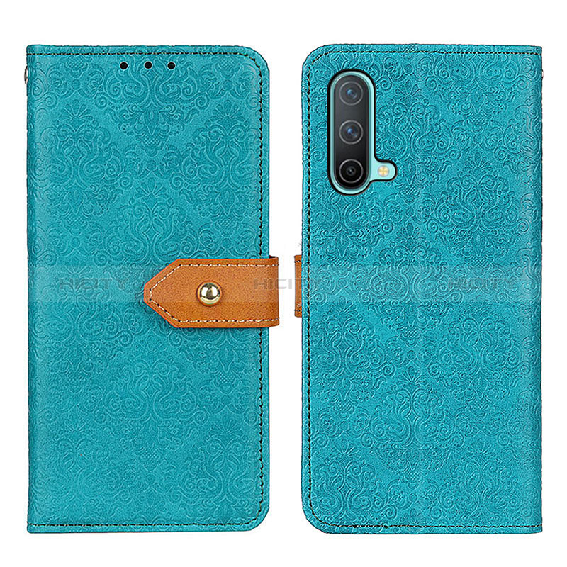 Handytasche Stand Schutzhülle Flip Leder Hülle K05Z für OnePlus Nord CE 5G Grün Plus