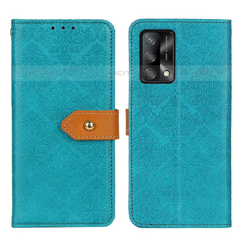 Handytasche Stand Schutzhülle Flip Leder Hülle K05Z für Oppo A74 4G